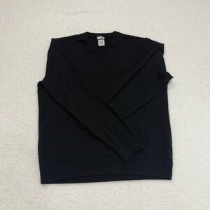 GAP‎ Merino Vee OC True Black V-Neck Sweater 843085-00 FA17 Mens Large